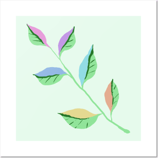 Colorful Leaves Posters and Art